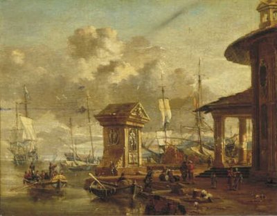 Italian Harbor by Abraham Storck
